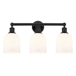 A thumbnail of the Innovations Lighting 616-3W 12 24 Bella Vanity Matte Black / Glossy White