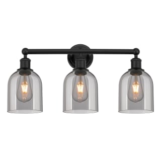 A thumbnail of the Innovations Lighting 616-3W 12 24 Bella Vanity Matte Black / Light Smoke