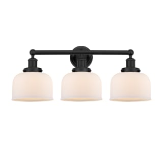 A thumbnail of the Innovations Lighting 616-3W-10-25-L Bell Vanity Matte Black / Matte White