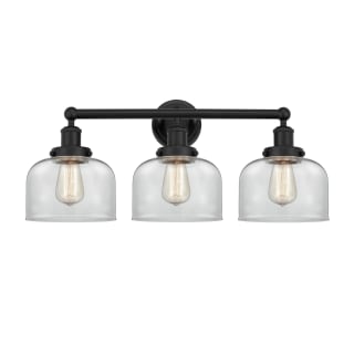 A thumbnail of the Innovations Lighting 616-3W-10-25-L Bell Vanity Matte Black / Clear