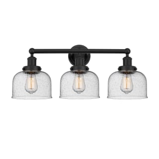 A thumbnail of the Innovations Lighting 616-3W-10-25-L Bell Vanity Matte Black / Seedy