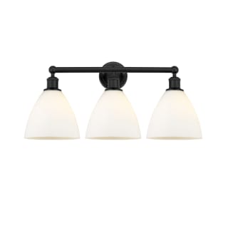 A thumbnail of the Innovations Lighting 616-3W-12-26 Bristol Vanity Matte Black / Matte White