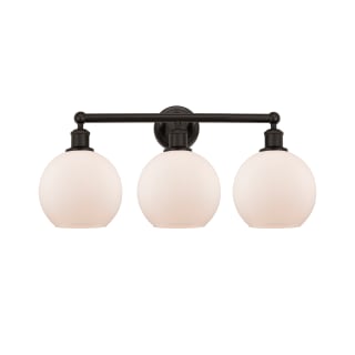 A thumbnail of the Innovations Lighting 616-3W-13-26 Athens Vanity Oil Rubbed Bronze / Matte White