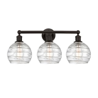 A thumbnail of the Innovations Lighting 616-3W-13-26 Athens Vanity Oil Rubbed Bronze / Clear Deco Swirl