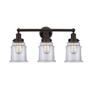 A thumbnail of the Innovations Lighting 616-3W-13-24 Canton Vanity Oil Rubbed Bronze / Clear