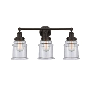 A thumbnail of the Innovations Lighting 616-3W-13-24 Canton Vanity Oil Rubbed Bronze / Seedy