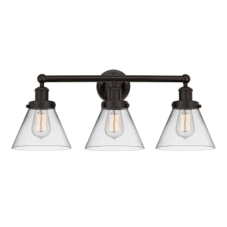 A thumbnail of the Innovations Lighting 616-3W-12-26 Cone Vanity Oil Rubbed Bronze / Clear