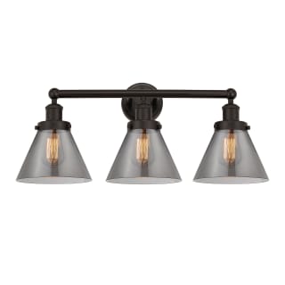 A thumbnail of the Innovations Lighting 616-3W-12-26 Cone Vanity Oil Rubbed Bronze / Plated Smoke