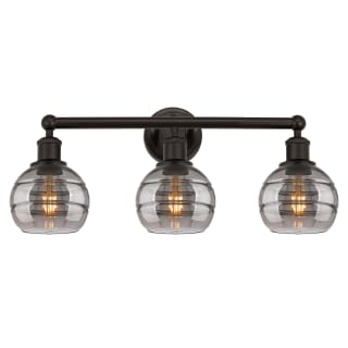 A thumbnail of the Innovations Lighting 616-3W 10 24 Rochester Vanity Oil Rubbed Bronze / Light Smoke