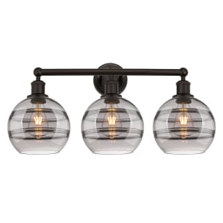 A thumbnail of the Innovations Lighting 616-3W 12 26 Rochester Vanity Oil Rubbed Bronze / Light Smoke