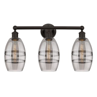 A thumbnail of the Innovations Lighting 616-3W 10 24 Vaz Vanity Oil Rubbed Bronze / Light Smoke