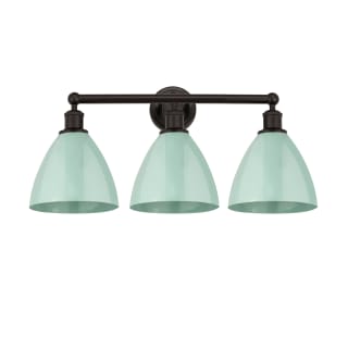 A thumbnail of the Innovations Lighting 616-3W-12-26 Plymouth Vanity Oil Rubbed Bronze / Seafoam