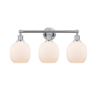 A thumbnail of the Innovations Lighting 616-3W-12-24 Belfast Vanity Polished Chrome / Matte White