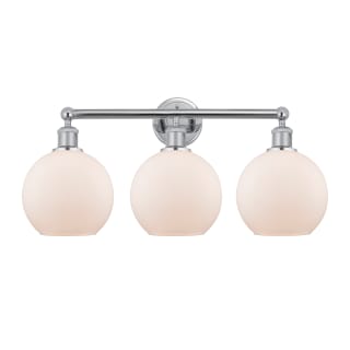 A thumbnail of the Innovations Lighting 616-3W-13-26 Athens Vanity Polished Chrome / Matte White