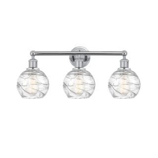 A thumbnail of the Innovations Lighting 616-3W-11-24 Athens Vanity Polished Chrome / Clear Deco Swirl