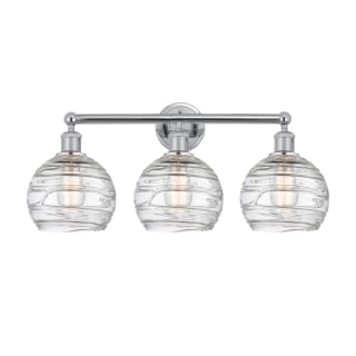 A thumbnail of the Innovations Lighting 616-3W-13-26 Athens Vanity Polished Chrome / Clear Deco Swirl