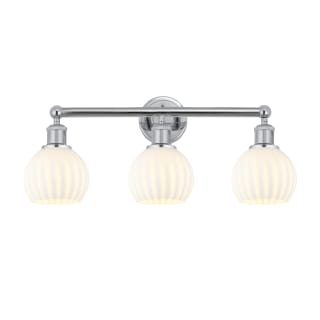 A thumbnail of the Innovations Lighting 616-3W 10 24 White Venetian Vanity Polished Chrome