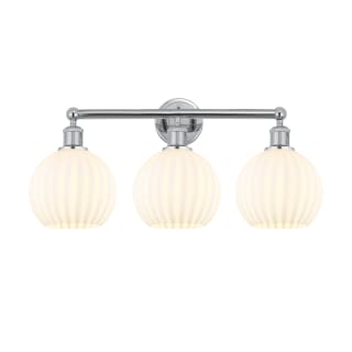 A thumbnail of the Innovations Lighting 616-3W 12 26 White Venetian Vanity Polished Chrome