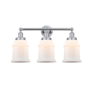 A thumbnail of the Innovations Lighting 616-3W-13-24 Canton Vanity Polished Chrome / Matte White