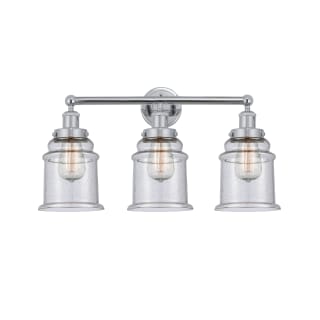 A thumbnail of the Innovations Lighting 616-3W-13-24 Canton Vanity Polished Chrome / Seedy