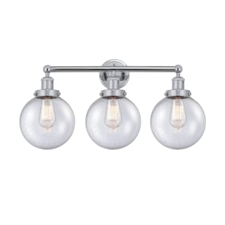 A thumbnail of the Innovations Lighting 616-3W-10-25-L Beacon Vanity Polished Chrome / Seedy