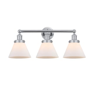 A thumbnail of the Innovations Lighting 616-3W-12-26 Cone Vanity Polished Chrome / Matte White