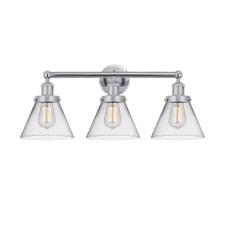 A thumbnail of the Innovations Lighting 616-3W-12-26 Cone Vanity Polished Chrome / Clear