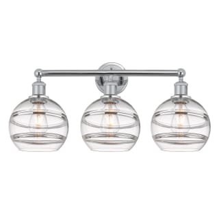 A thumbnail of the Innovations Lighting 616-3W 12 26 Rochester Vanity Polished Chrome / Clear