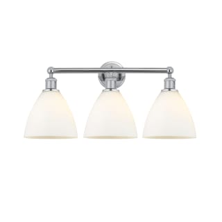 A thumbnail of the Innovations Lighting 616-3W-12-26 Bristol Vanity Polished Chrome / Matte White