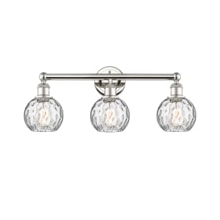 A thumbnail of the Innovations Lighting 616-3W-11-24 Athens Vanity Polished Nickel / Clear Water Glass