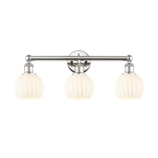 A thumbnail of the Innovations Lighting 616-3W 10 24 White Venetian Vanity Polished Nickel