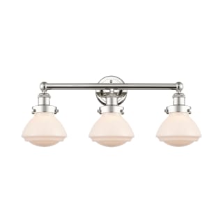 A thumbnail of the Innovations Lighting 616-3W-10-25 Olean Vanity Polished Nickel / Matte White