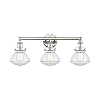 A thumbnail of the Innovations Lighting 616-3W-10-25 Olean Vanity Polished Nickel / Clear