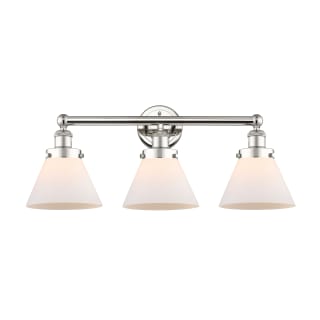 A thumbnail of the Innovations Lighting 616-3W-12-26 Cone Vanity Polished Nickel / Matte White