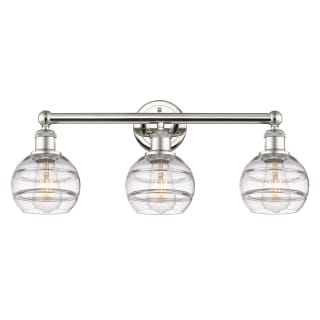 A thumbnail of the Innovations Lighting 616-3W 10 24 Rochester Vanity Polished Nickel / Clear