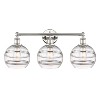 A thumbnail of the Innovations Lighting 616-3W 12 26 Rochester Vanity Polished Nickel / Clear