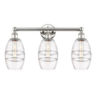 A thumbnail of the Innovations Lighting 616-3W 10 24 Vaz Vanity Polished Nickel / Clear