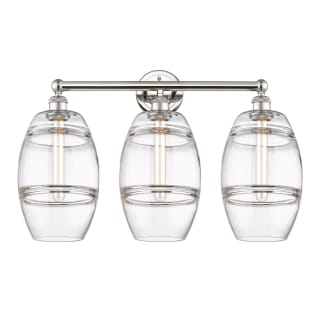 A thumbnail of the Innovations Lighting 616-3W 12 26 Vaz Vanity Polished Nickel / Clear