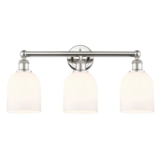 A thumbnail of the Innovations Lighting 616-3W 12 24 Bella Vanity Polished Nickel / Glossy White