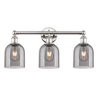 A thumbnail of the Innovations Lighting 616-3W 12 24 Bella Vanity Polished Nickel / Light Smoke