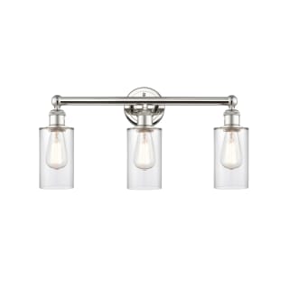 A thumbnail of the Innovations Lighting 616-3W-12-22 Clymer Vanity Polished Nickel / Clear
