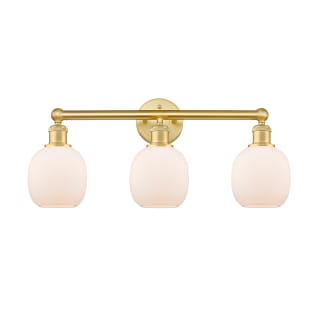 A thumbnail of the Innovations Lighting 616-3W-12-24 Belfast Vanity Satin Gold / Matte White