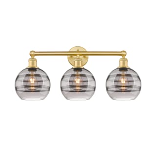 A thumbnail of the Innovations Lighting 616-3W 12 26 Rochester Vanity Satin Gold / Light Smoke