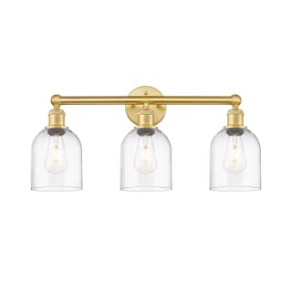 A thumbnail of the Innovations Lighting 616-3W 12 24 Bella Vanity Satin Gold / Clear