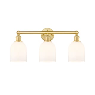 A thumbnail of the Innovations Lighting 616-3W 12 24 Bella Vanity Satin Gold / Glossy White