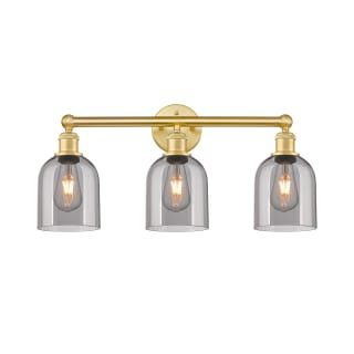 A thumbnail of the Innovations Lighting 616-3W 12 24 Bella Vanity Satin Gold / Light Smoke