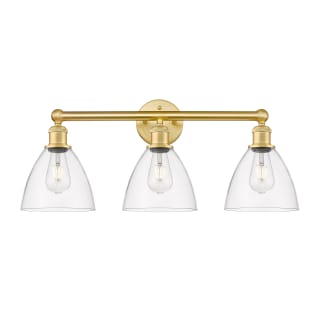 A thumbnail of the Innovations Lighting 616-3W-12-26 Bristol Glass Vanity Satin Gold / Clear