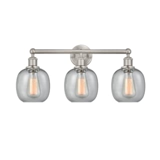 A thumbnail of the Innovations Lighting 616-3W-12-24 Belfast Vanity Brushed Satin Nickel / Seedy