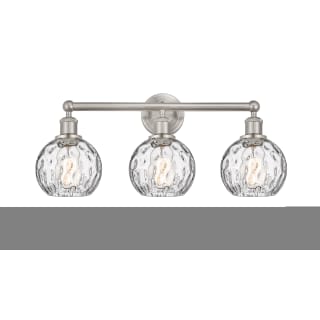 A thumbnail of the Innovations Lighting 616-3W-11-24 Athens Vanity Brushed Satin Nickel / Clear Water Glass