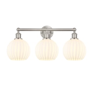 A thumbnail of the Innovations Lighting 616-3W 12 26 White Venetian Vanity Satin Nickel